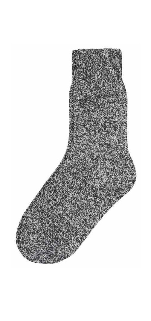 Camano Warm Up Socken Anthrazit Grau-Meliert