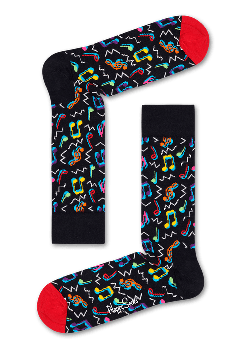 Herren Happy Socks Strümpfe City Jazz Socken mit Musiknoten