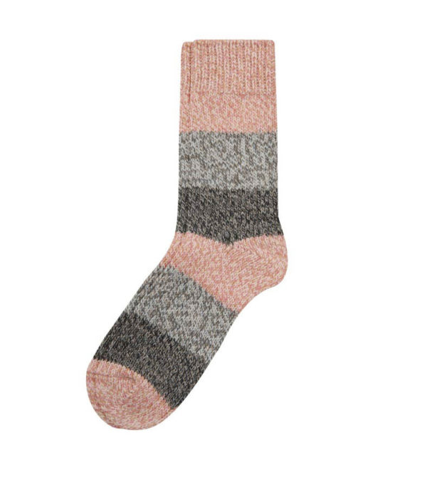 Camano Damen Nordic Socken Rosa Meliert