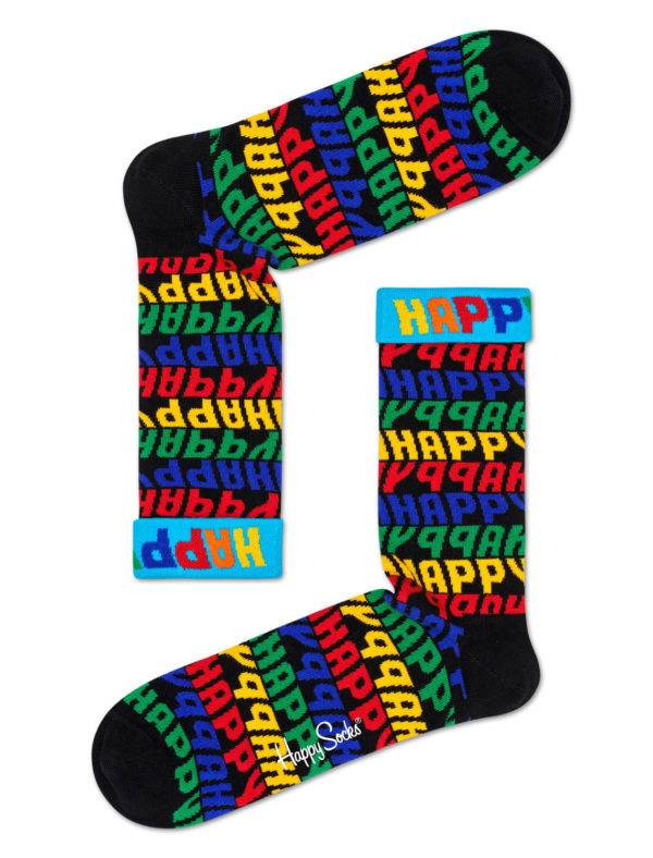 Happy Socks Jumbo Text Socken