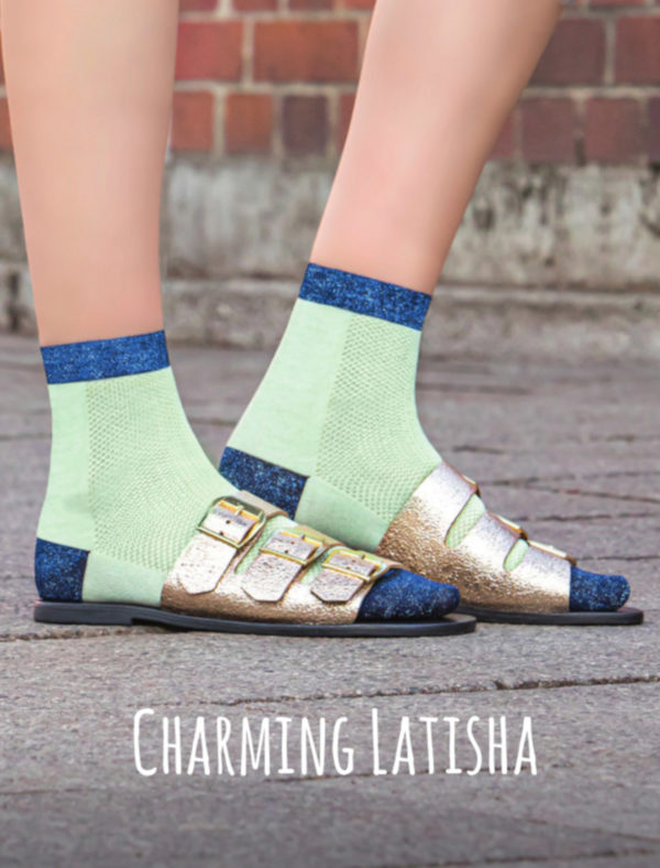 Charming Latisha Lochmuster Socken von Too Hot To Hide