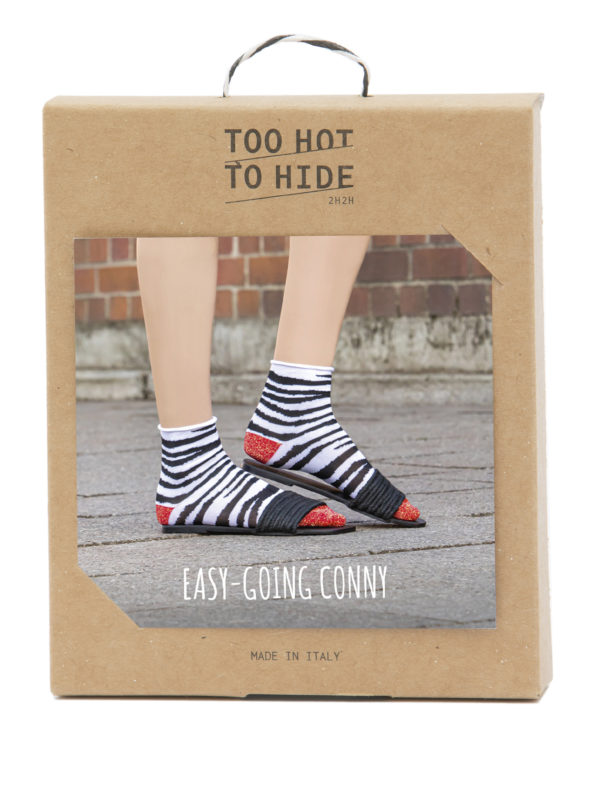 Conny Zebra Socken von Too Hot To Hide