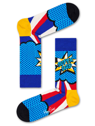 Happy Socks Super Dad Socken
