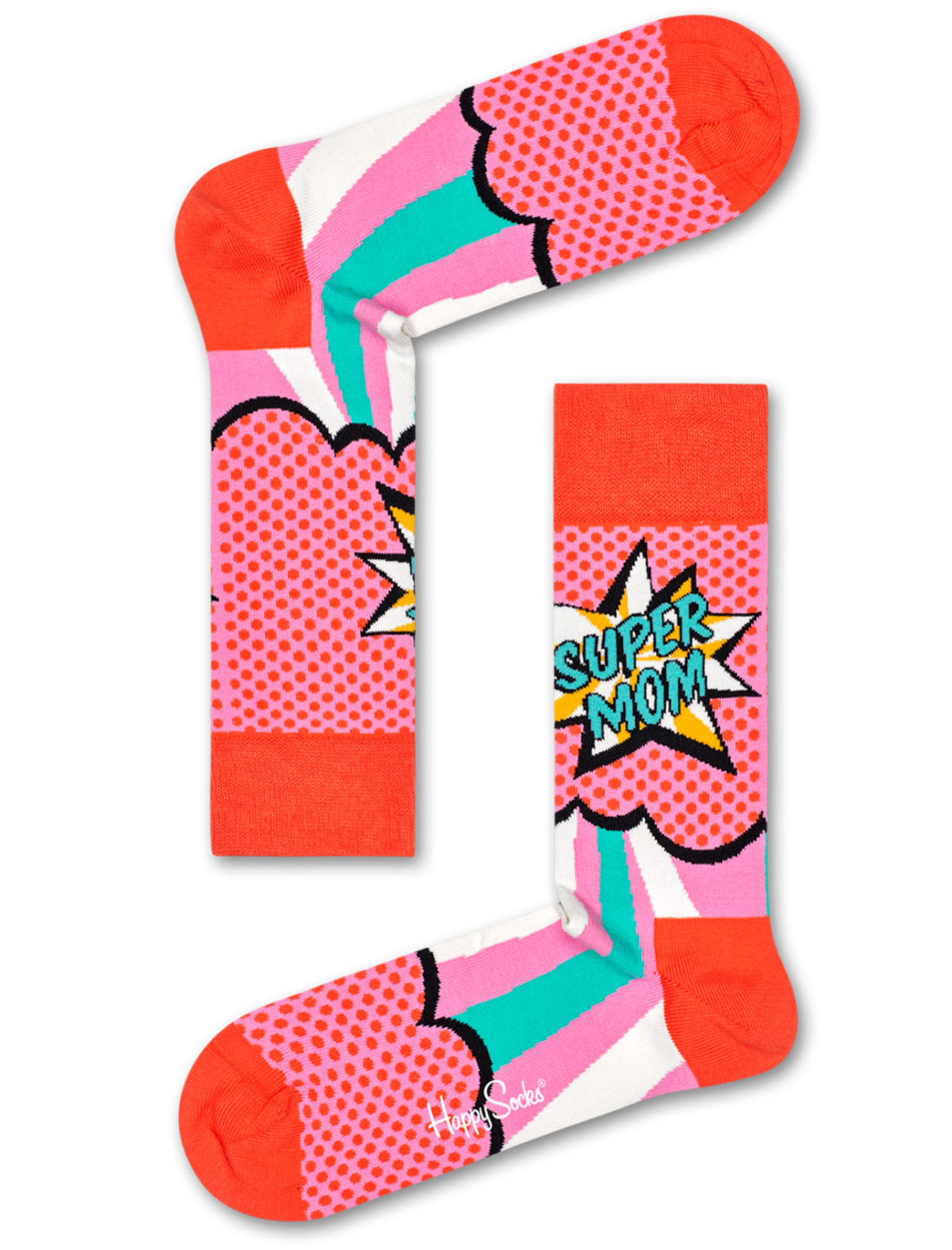 Happy Socks Super Mom Socken Sockenduo