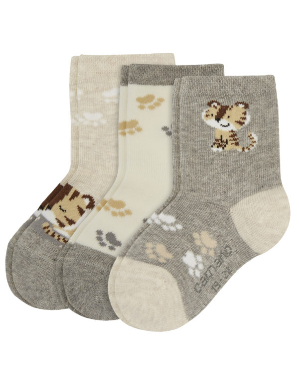 Camano Baby Tiger Socken 3er Pack