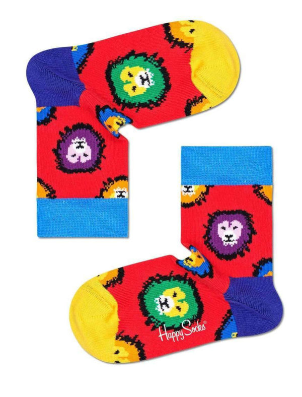 Happy Socks Lion Paw Kindersocken mit Löwen & Pfote