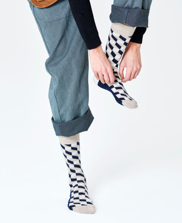 Filled Optic Happy Socks Socken mit Geometrie Muster