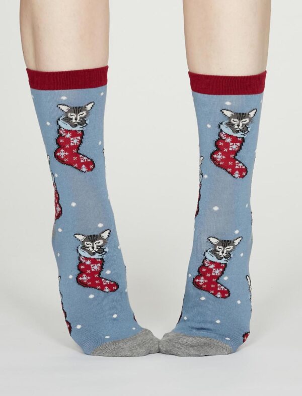 Thought Jena Christmas Socken Kitten Katze