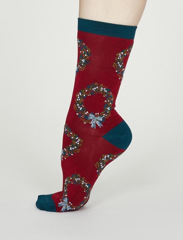 Thought Adella Christmas Reef Socken Weihnachtskranz