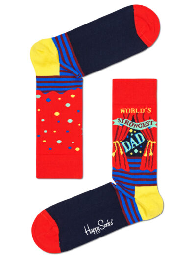 Happy Socks World´s Strongest Dad Socken