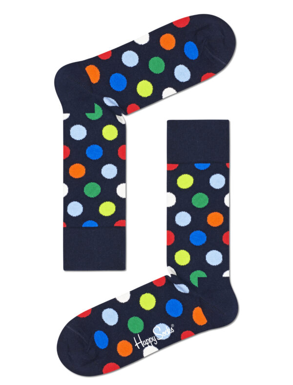 Happy Socks Dunkelblaue Socken Big Dot