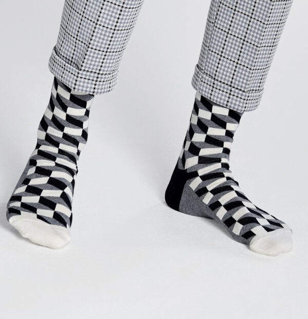 Happy Socks Geometrie Muster Filled Optic Socken