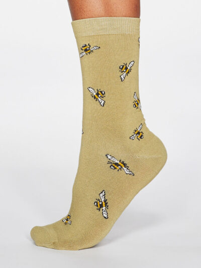 Thought Bambusocken Rhoda Bee Socken mit Bienenmotiv
