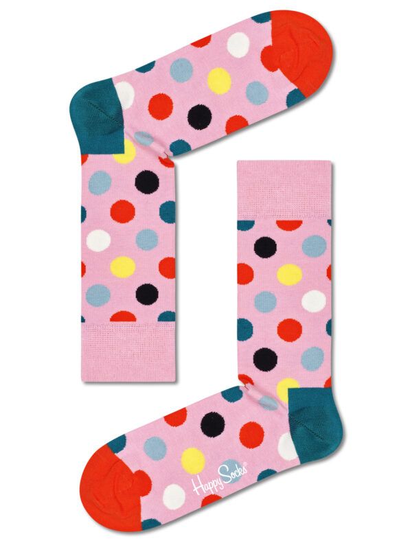Happy Socks Rosa Socken Big Dot