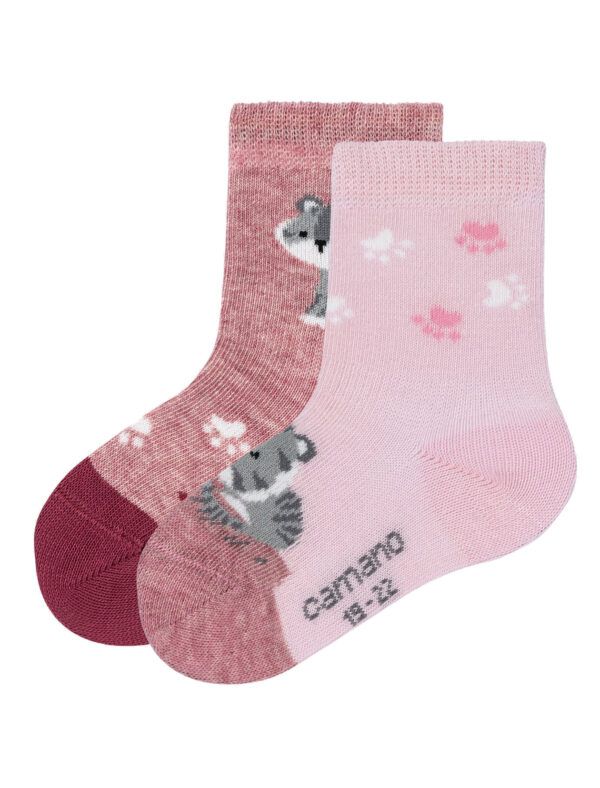 Camano Kinder Baby Katzen Socken im 2er Pack