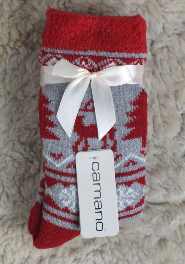 Camano Cosy Norweger Socken mit Christmas Elch