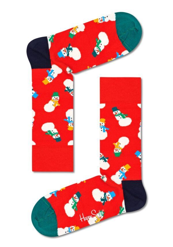 Happy Socks Snowman Socken mit Schneemännern