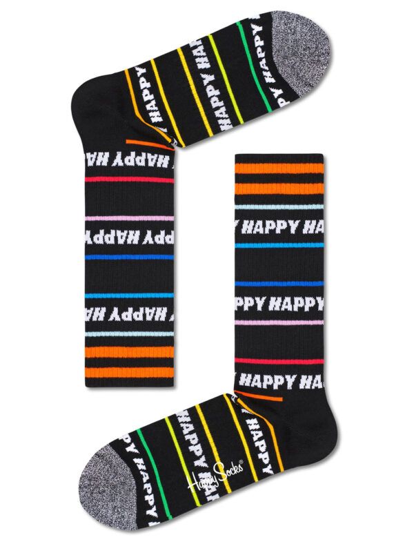 Happy Socks Line Thin Crew Socken