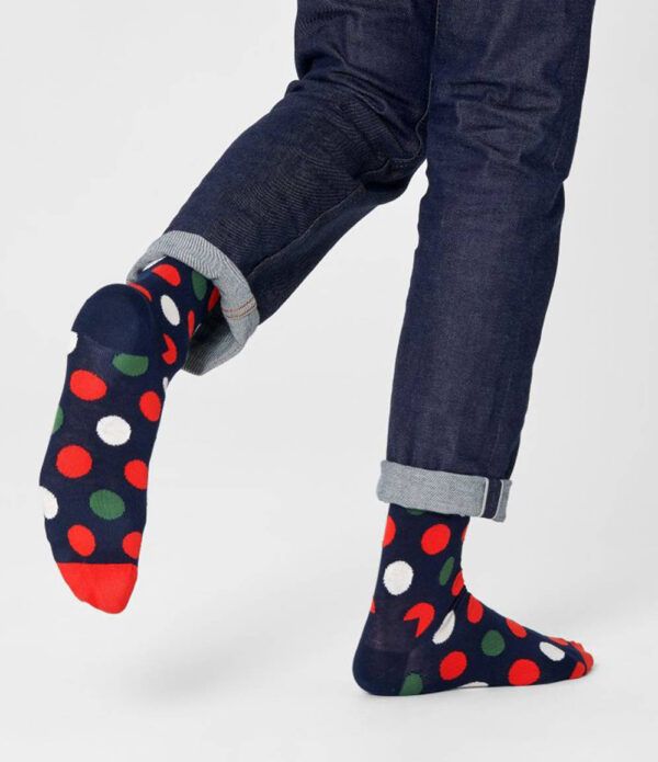 Happy Socks Socken Dunkelblaue Big Dot