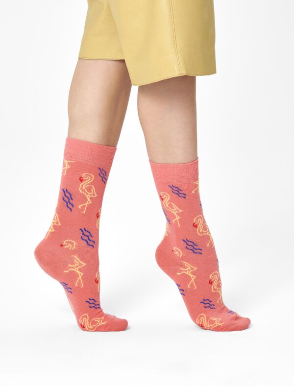 Happy Socks Design Flamingo Socken
