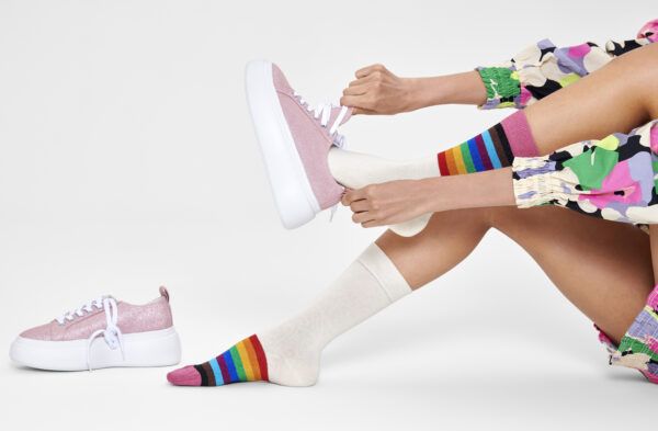 Happy Socks Pride Rainbow Socken Buntgestreift