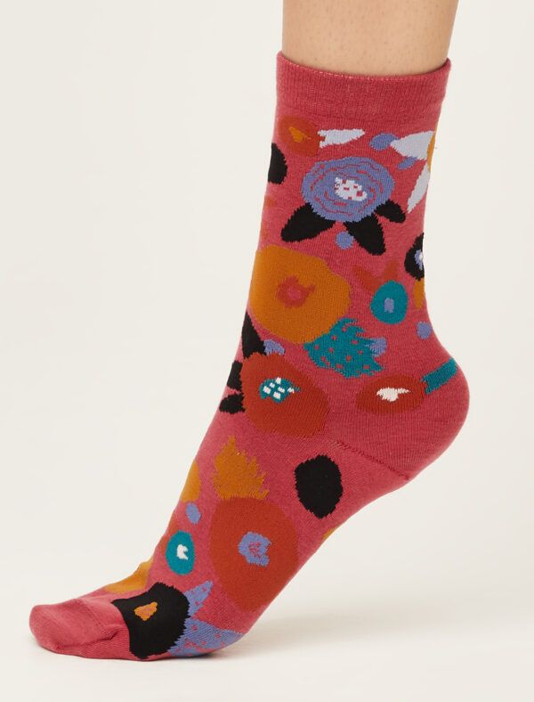 Thought Abstract Floral Socken Blumenmuster
