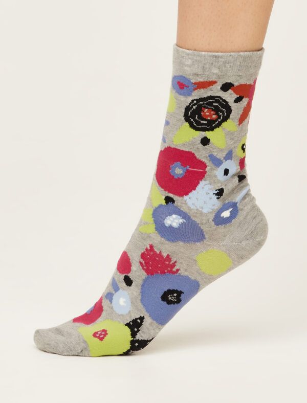 Thought Socken Abstract Blumenmuster mit Floral-Design