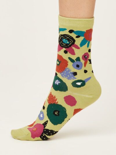 Thought Blumenmuster Abstract Socken Floral-Design