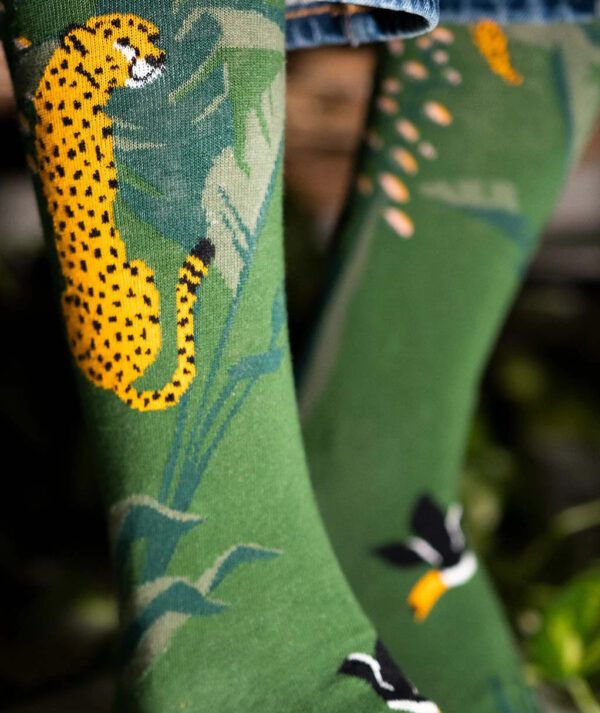 von Jungfeld Paradise Leopard Socken