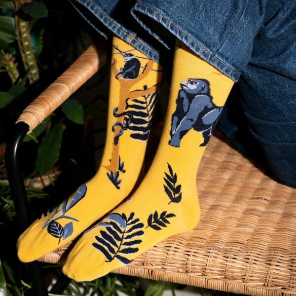 von Jungfeld Rainforest Gorillas Socken