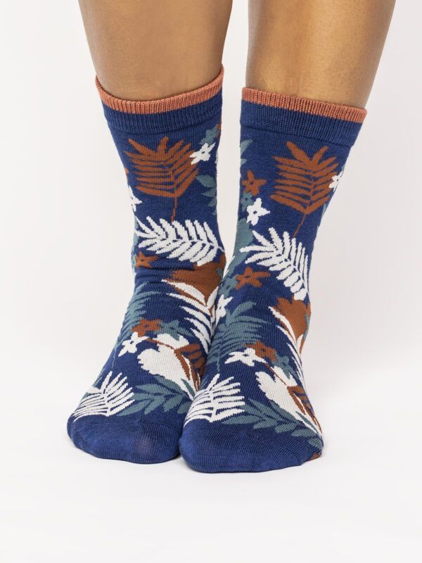 Thought Palm Leaf Palmenmuster Socken