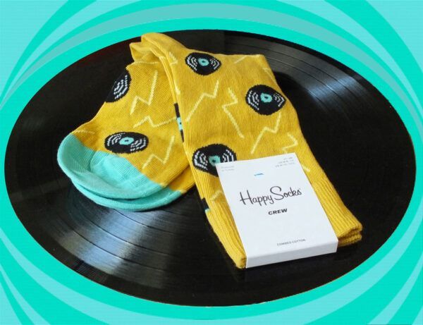 Happy Socks Vinyl Schallplatten Socken