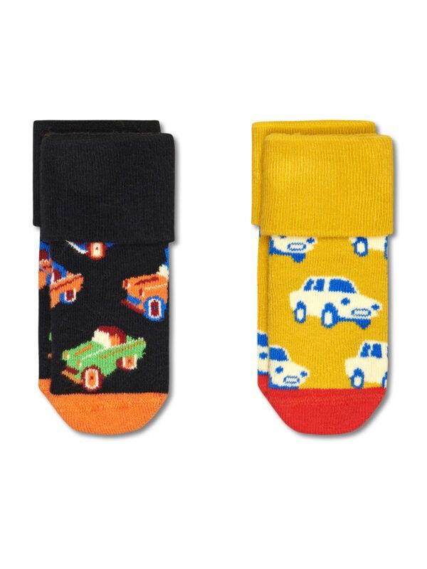 Happy Socks Baby Car Terry Kids Socken 2er Pack