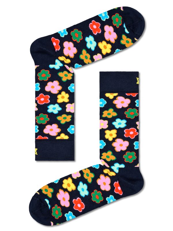 Happy Socks Flower mit Socken Blumenmuster
