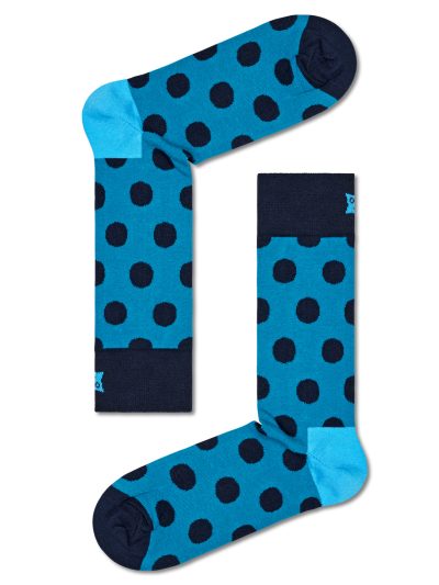 Happy Socks Petrolblaue Socken Big Dot