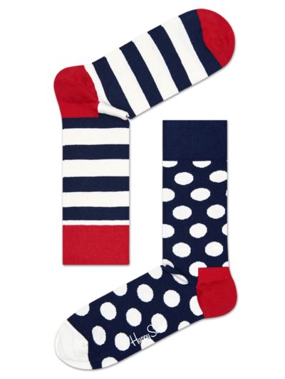 Happy Socks Dot Stripe Socken im 2er-Pack