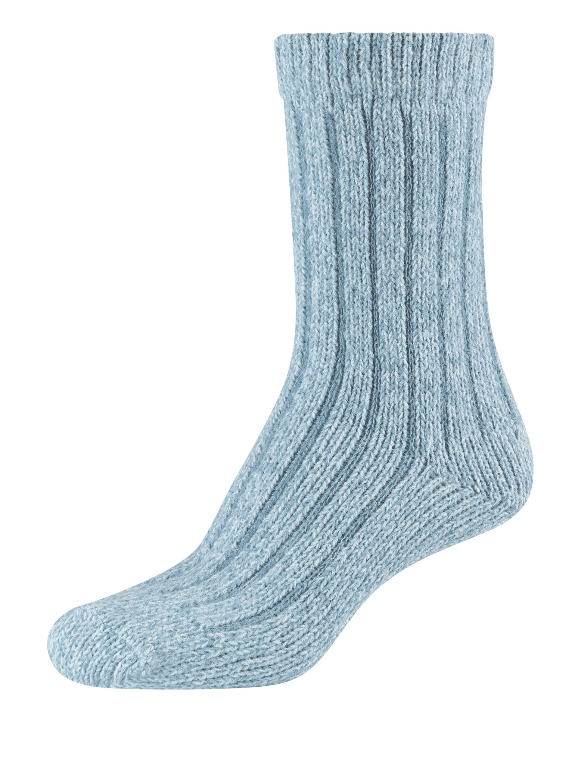 s.Oliver Stone Melange Kuschelsocken Hygge Gerippt