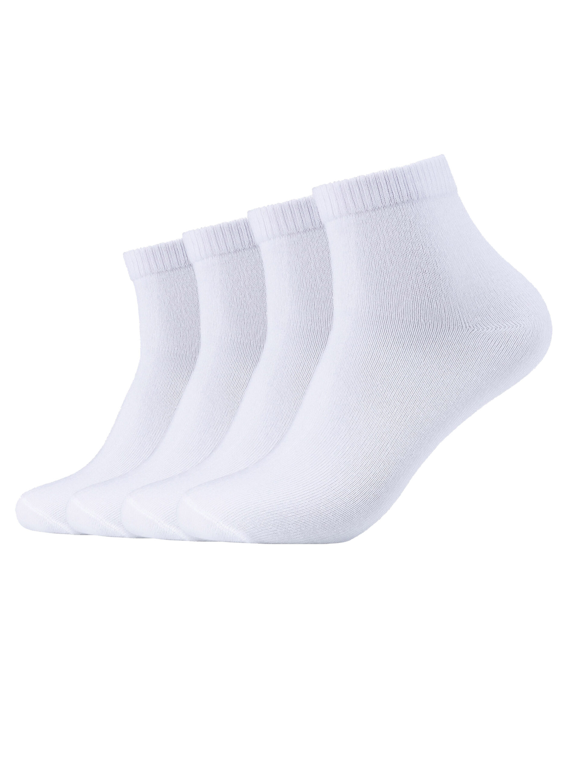 s.Oliver Weiß Sneaker Quarter Socken 4 Paar