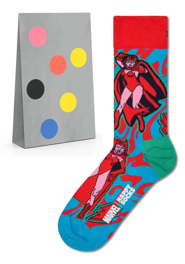 Happy Socks Scarlet Witch Marvel Socken