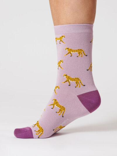 Thought Bamboo Leopard Socken