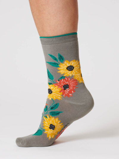 Thought Socken Sunflower Blumenmuster