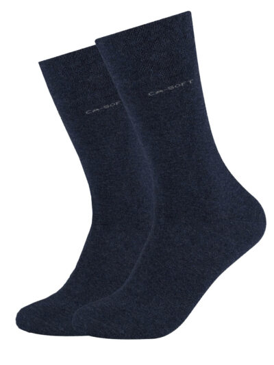 Camano Navy Melange Socken