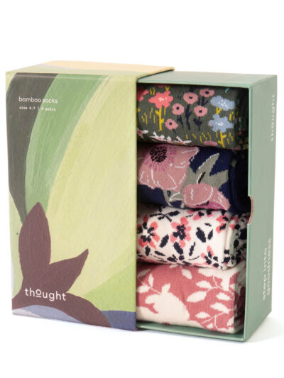 Thought Geschenkbox Florals Socken