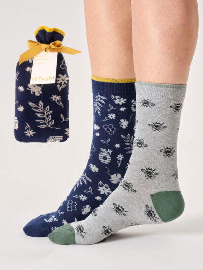 Thought Bee Pack Bienen Socken im Geschenkbeutel