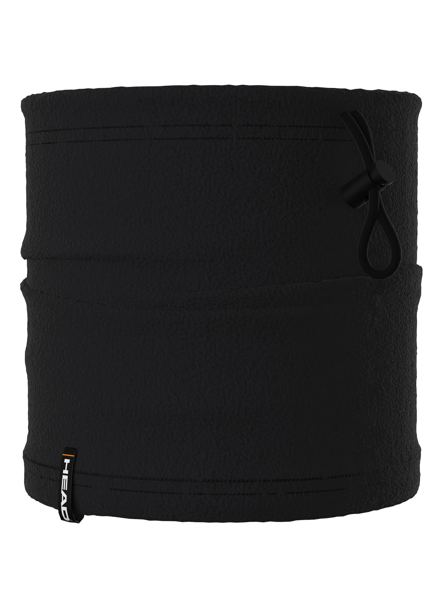 Head Neckwarmer Fleece Plain – warmer, atmungsaktiver Schlauchschal mit Windschutz und Kordel