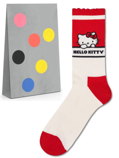 Happy Socks Hello Kitty Sneaker Socken mit kostenloser Geschenktüte
