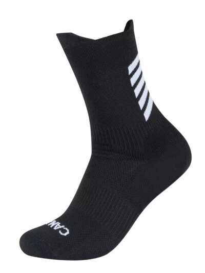 Camano Multisport Socken Schwarz – atmungsaktive, gepolsterte Sportsocken für Laufen, Trail Running, Wandern, Triathlon & Crossfit
