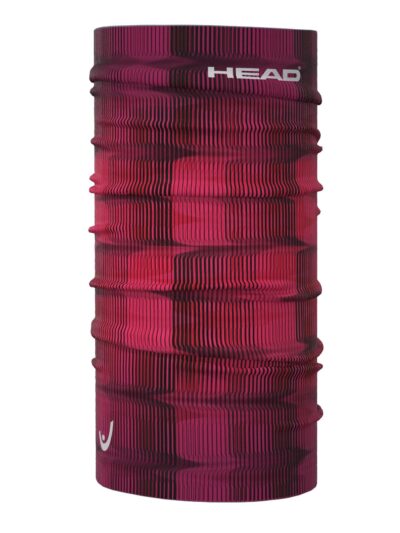 Head Schlauchschal Multifunktionstuch Pink Schwarz gestreift als vielseitiger Tube Schal für Sport und Outdoor